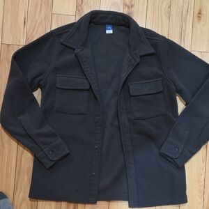 Black Button-Up Jacket
